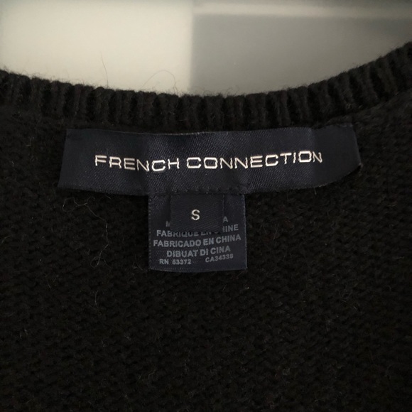 French Connection Black with Lace Back Detail Sweater. - Picture 5 of 8